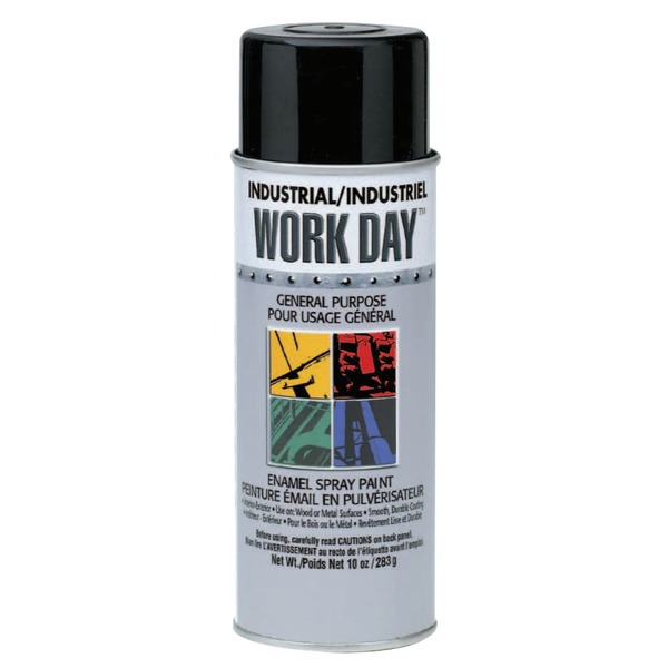 KRYA04412000 FLAT BLACK (WORKDAY) AEROSOL ENAMEL PAINT